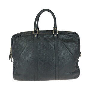 Gucci briefcase ssima leather black
